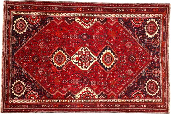 Hand-knotted Ghashghai, 314 × 211 cm
