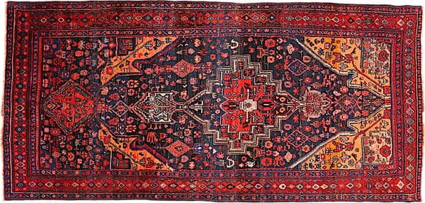 Hand-knotted Kordi, 285 × 135 cm