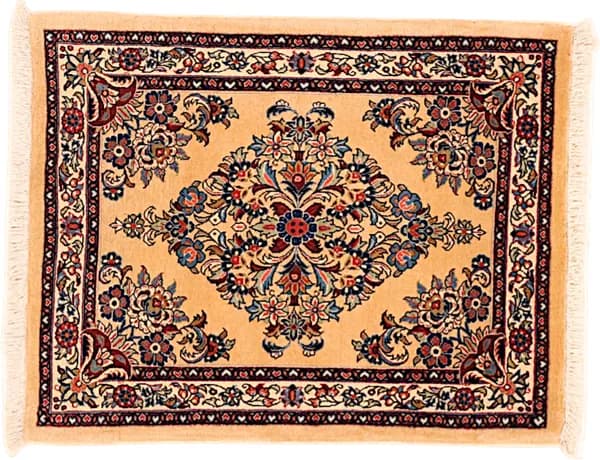 Hand-knotted Sarough, 85 × 67 cm