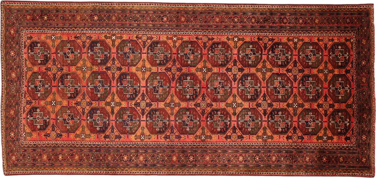 Hand-knotted Belutsch rug, 254 × 117 cm — RUGSOCIETE Hamburg Speicherstadt