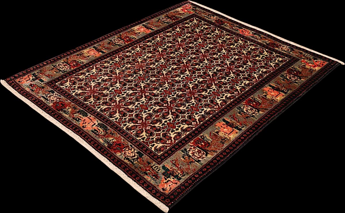 Senneh — Senneh, 147 × 120 cm — detail | RUGSOCIETE