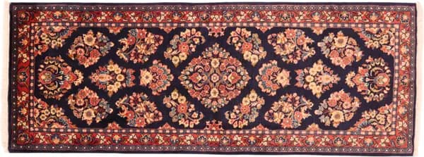 Hand-knotted Sarough, 212 × 79 cm