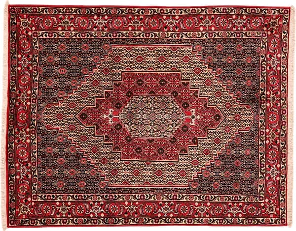 Hand-knotted Senneh, 159 × 124 cm