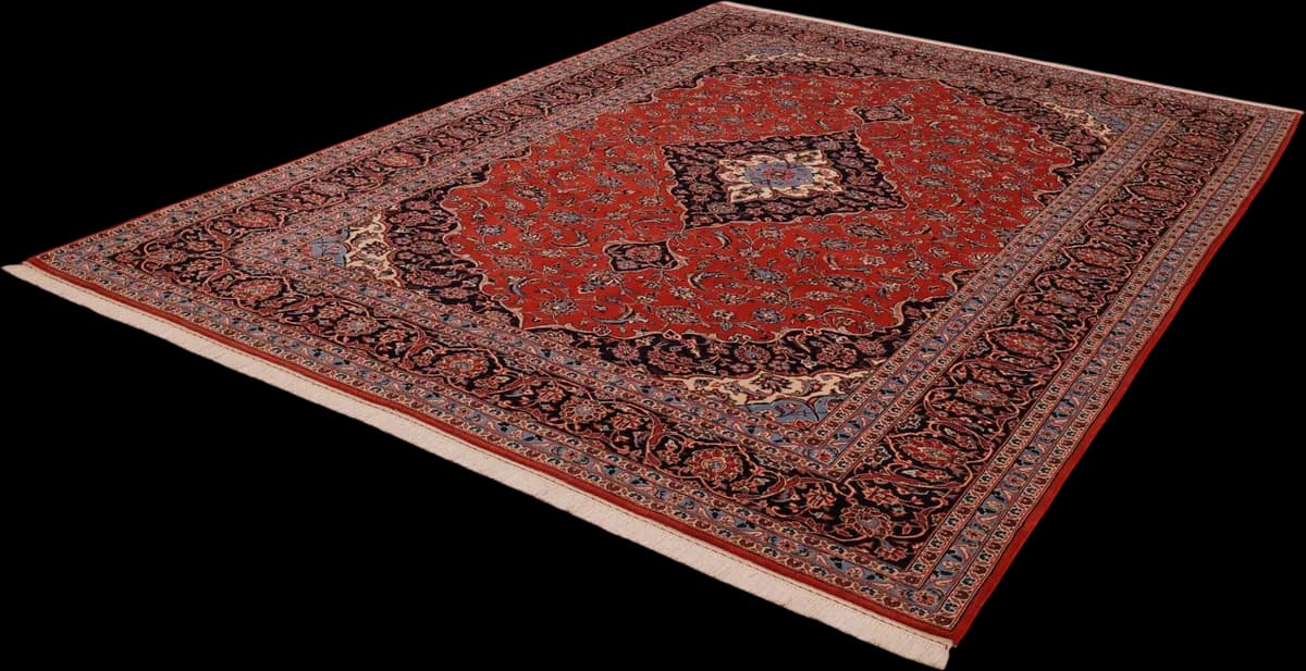 Kashan — Kashan, 343 × 247 cm — detail | RUGSOCIETE