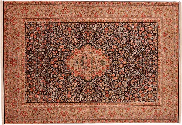 Hand-knotted Ravar, 253 × 177 cm