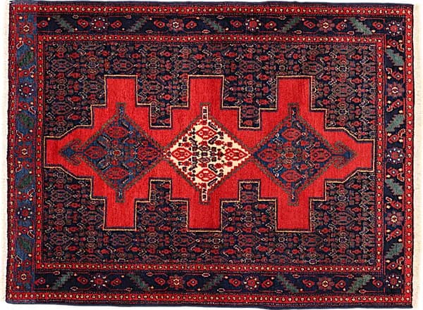 Hand-knotted Senneh, 147 × 112 cm