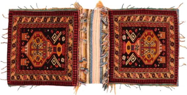 Hand-knotted Khordjin, 126 × 56 cm
