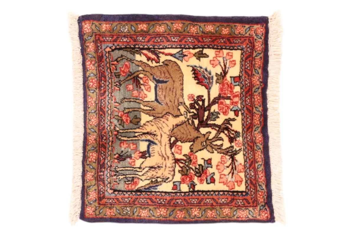 Bidjar Teppich 10385 — Bidjar, 43 × 47 cm | RUGSOCIETE