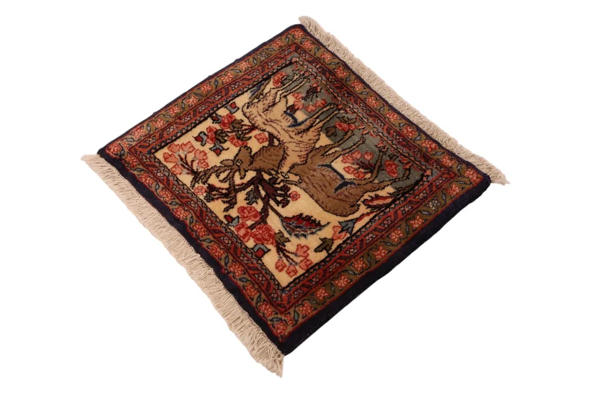 Bidjar Teppich 10385 — Bidjar, 43 × 47 cm — detail | RUGSOCIETE