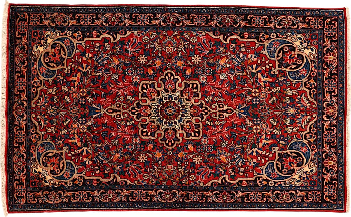 Hand-knotted Bidjar rug, 203 × 124 cm — RUGSOCIETE Hamburg Speicherstadt