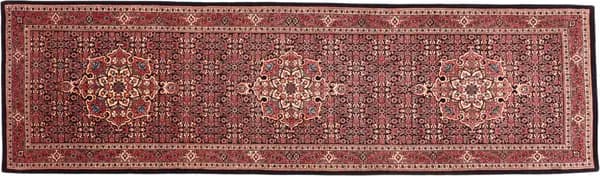 Hand-knotted Bidjar, 295 × 86 cm