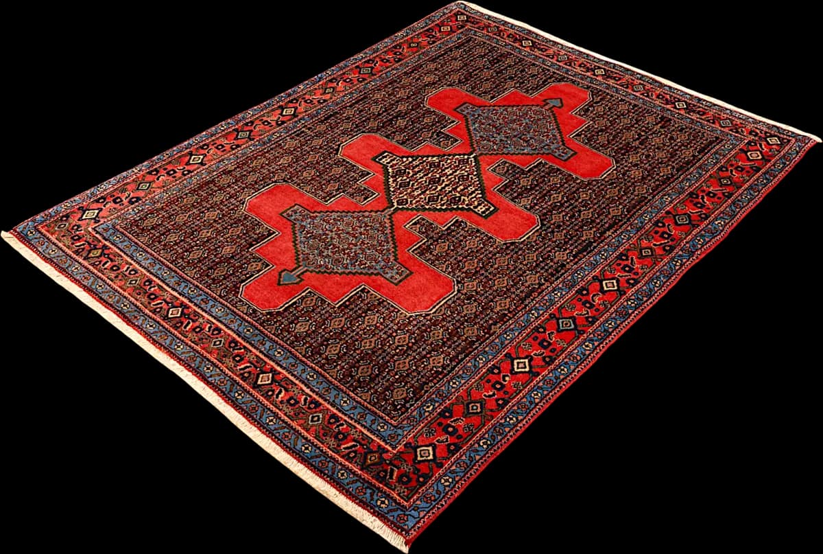 Senneh — Sannandadj, 161 × 121 cm — detail | RUGSOCIETE