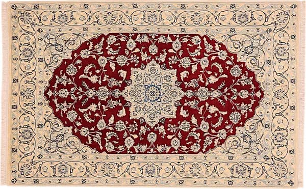 Hand-knotted Nain, 202 × 130 cm
