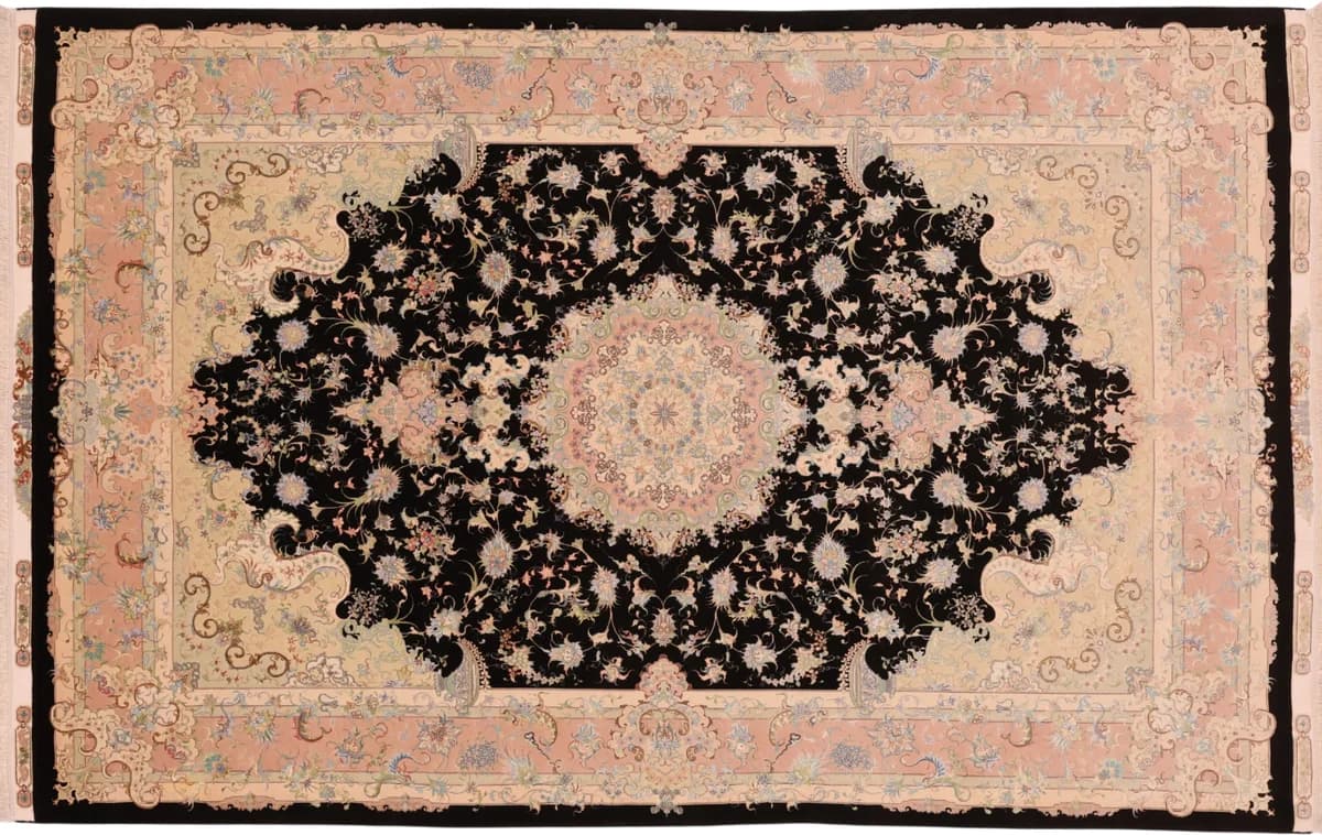 Hand-knotted Tabriz rug, 314 × 198 cm — RUGSOCIETE Hamburg Speicherstadt