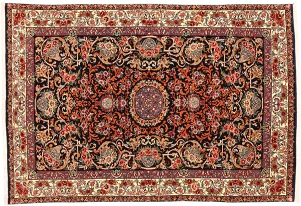 Hand-knotted Sarough, 188 × 129 cm