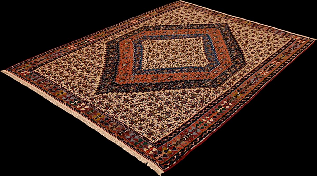 Kelim — Kelim Kordestan, 294 × 221 cm — detail | RUGSOCIETE