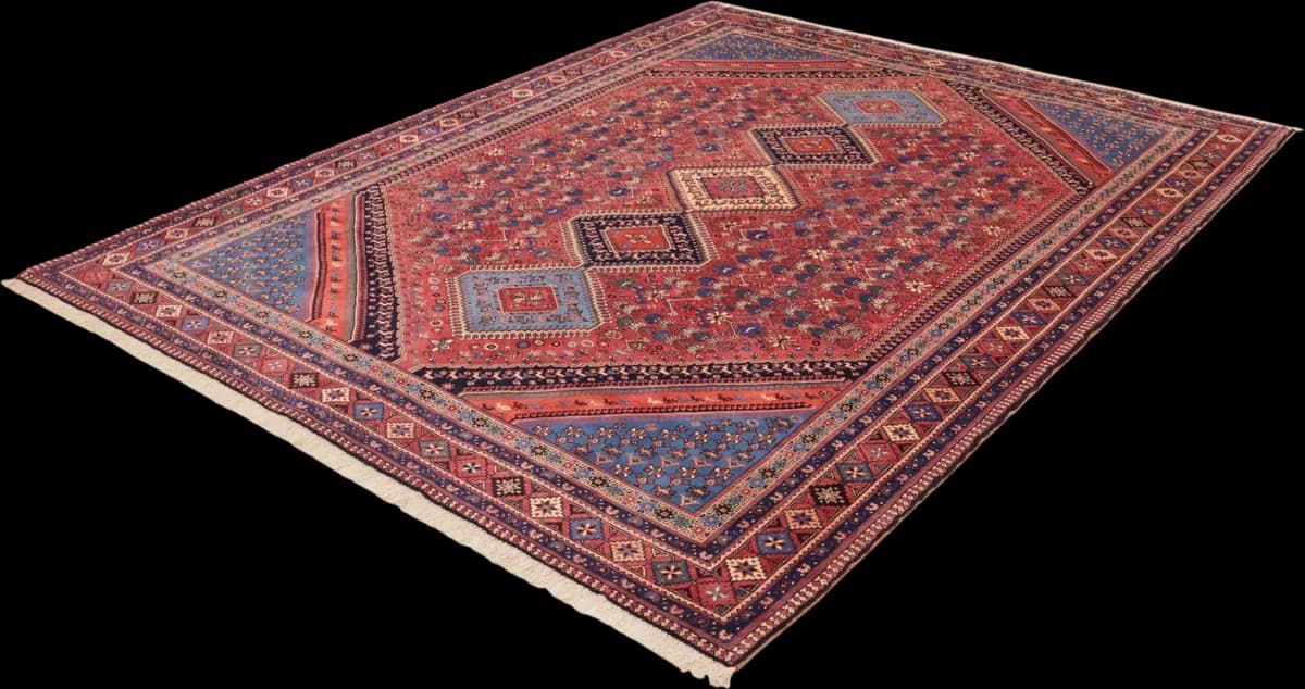 Yalameh — Yalameh, 281 × 215 cm — detail | RUGSOCIETE