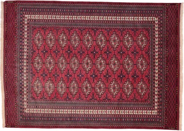 Hand-knotted Turkaman, 213 × 158 cm