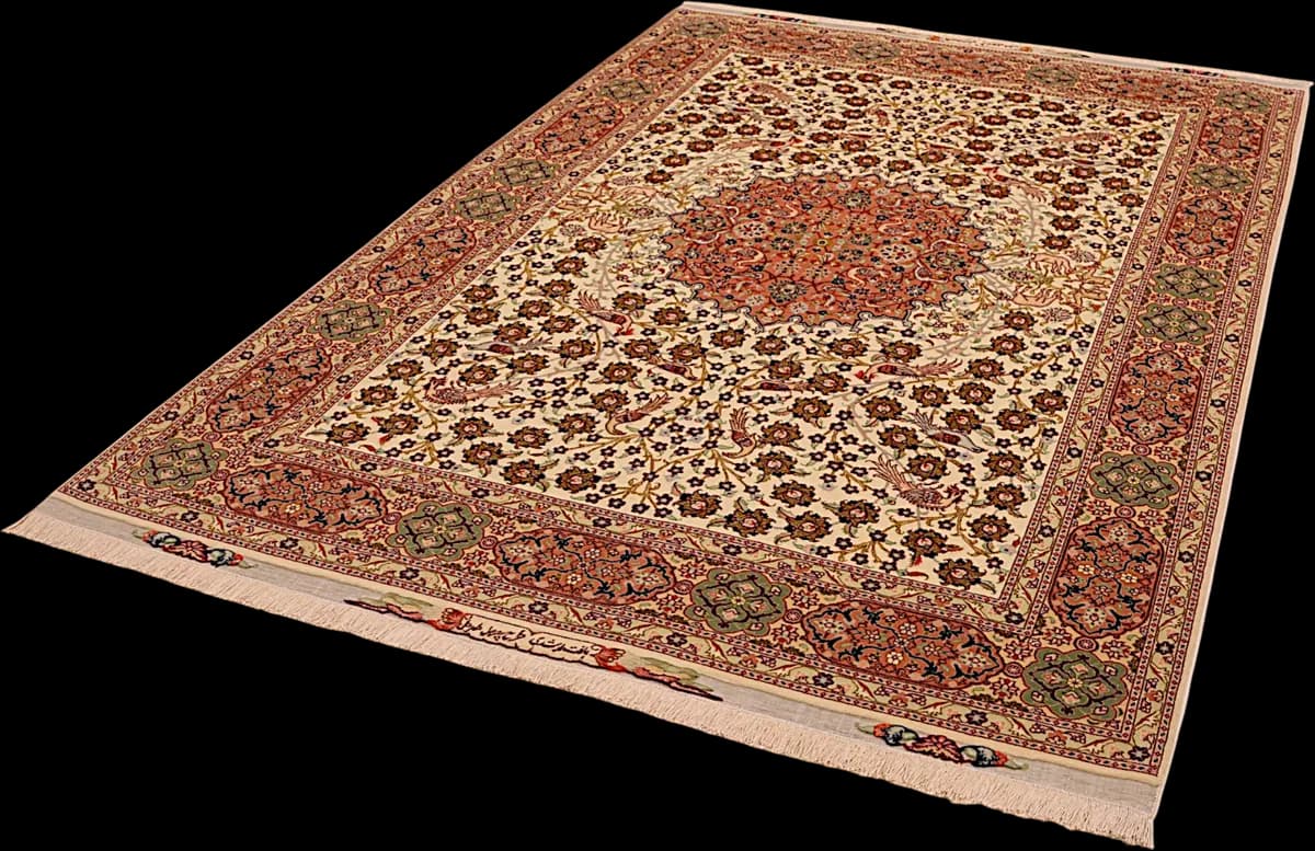 Tabriz 60 Raj — Tabriz 50 FL, 235 × 154 cm — detail | RUGSOCIETE