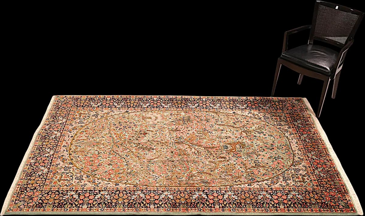 Kerman — Ravar, 242 × 149 cm — detail | RUGSOCIETE