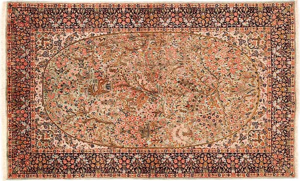Hand-knotted Ravar, 242 × 149 cm