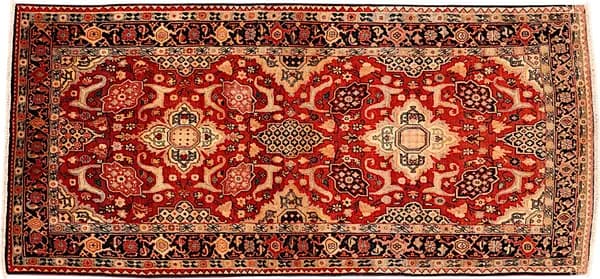 Hand-knotted Garrous, 267 × 125 cm