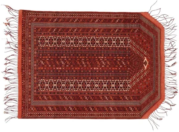 Hand-knotted Turkaman, 141 × 108 cm