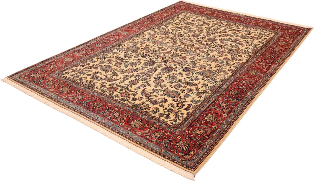 Rafsanjan rug — close-up of the weave and pile | RUGSOCIETE