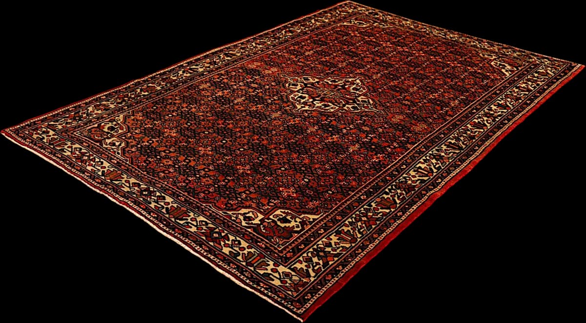 Hamadan — Hossein-Abad, 314 × 212 cm — detail | RUGSOCIETE