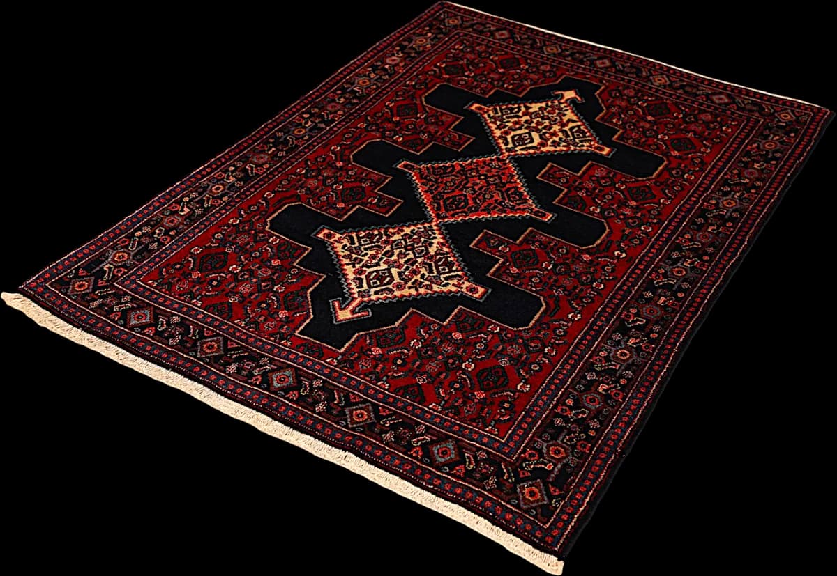 Senneh — Sannandadj, 156 × 119 cm — detail | RUGSOCIETE
