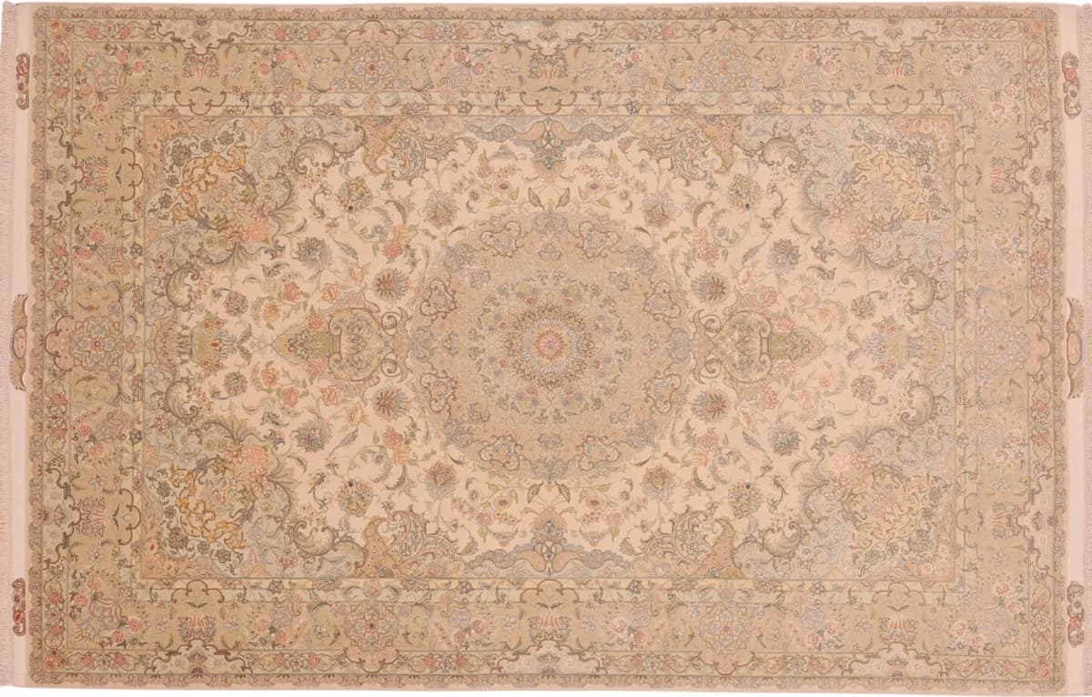 Hand-knotted Tabriz rug, 311 × 200 cm — RUGSOCIETE Hamburg Speicherstadt