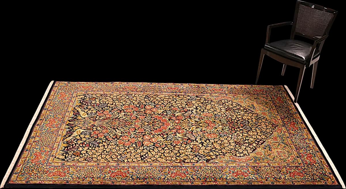 Kerman — Ravar, 247 × 160 cm — detail | RUGSOCIETE