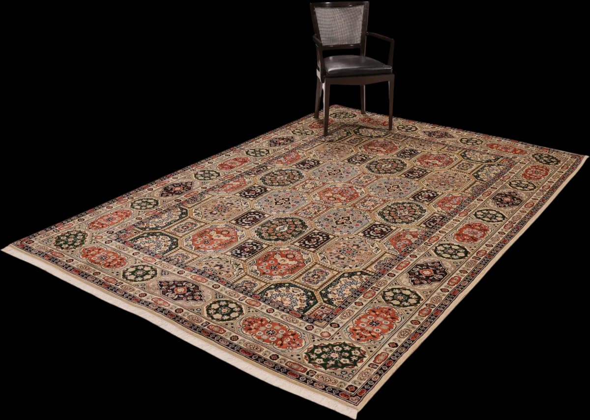 Kashan — Kashan, 299 × 206 cm — detail | RUGSOCIETE