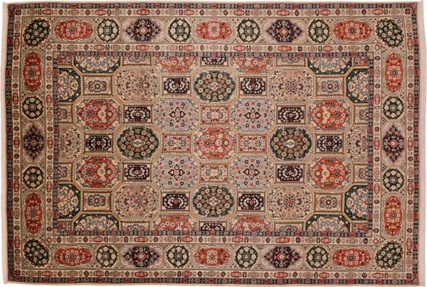 Hand-knotted Kashan, 299 × 206 cm