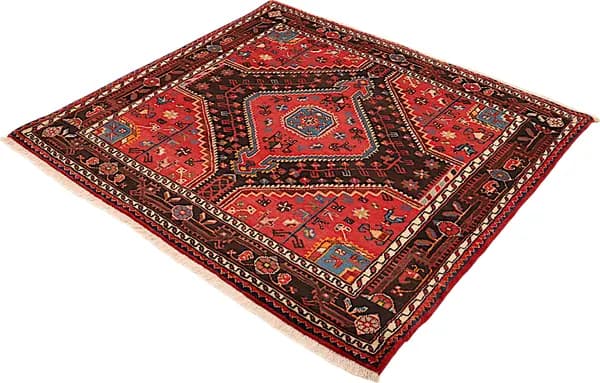 Beghardeh rug — view 5, 138 × 128 cm | RUGSOCIETE
