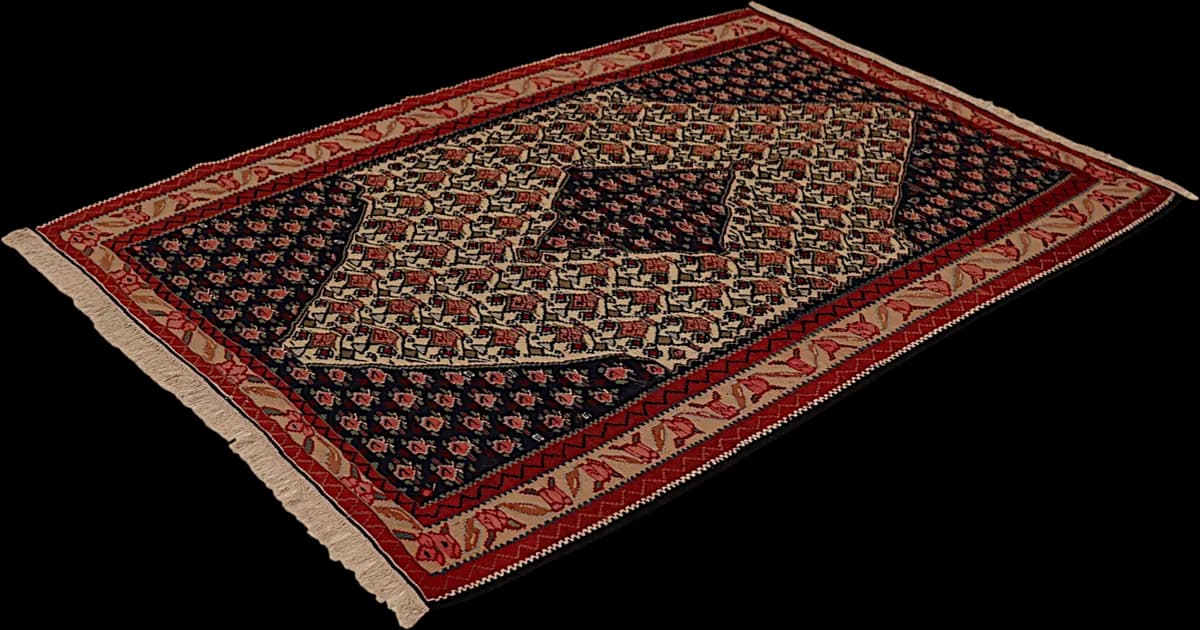Kelim Teppich 18352 — Kelim, 165 × 119 cm — detail | RUGSOCIETE