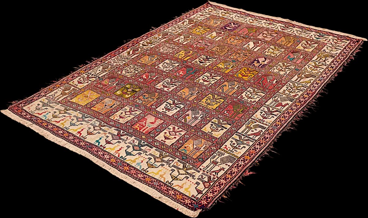 Kelim — Verni, 191 × 130 cm — detail | RUGSOCIETE