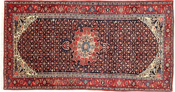 Hand-knotted Garrous, 276 × 146 cm