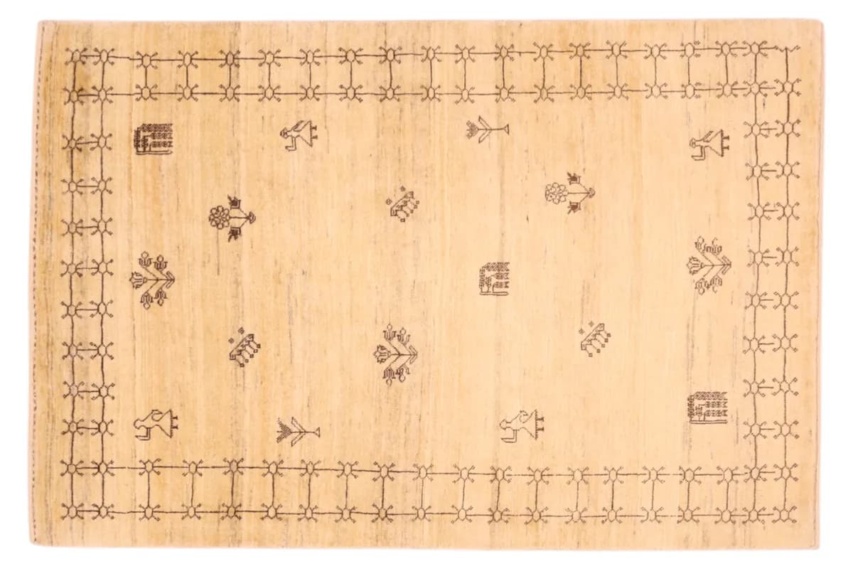 Gabbeh — Lori-Kashkouli, 150 × 101 cm | RUGSOCIETE