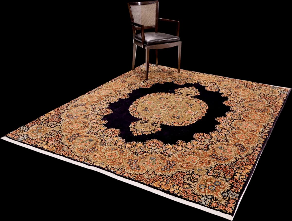 Kerman — Ravar, 246 × 196 cm — detail | RUGSOCIETE