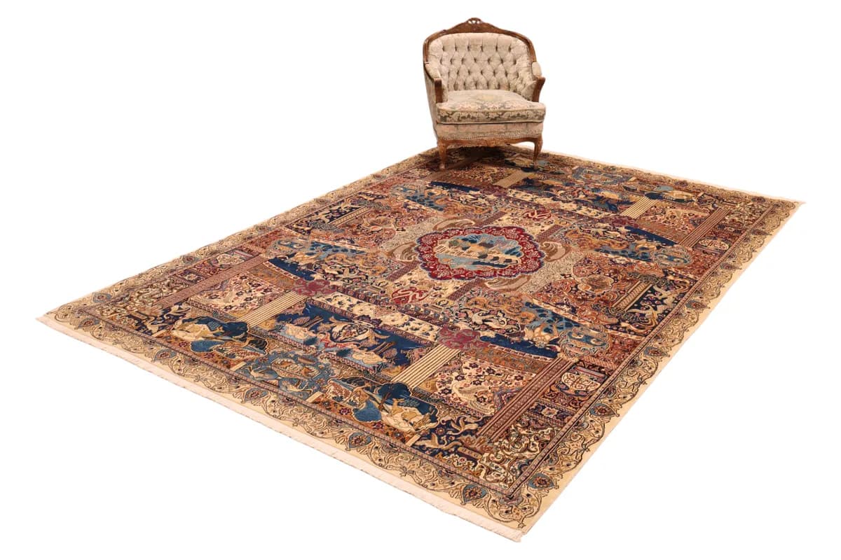 Kashmar — Khorasan, 358 × 248 cm — detail | RUGSOCIETE