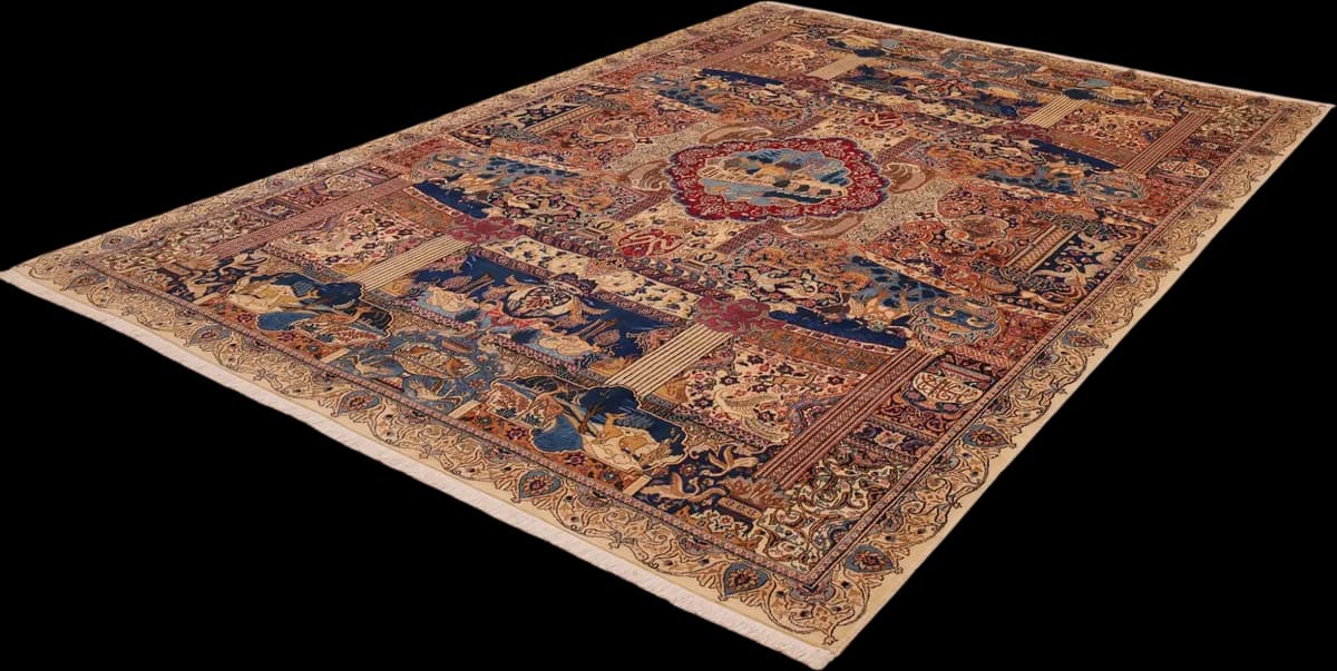 Kashmar W.S. — Khorasan, 358 × 248 cm — detail | RUGSOCIETE