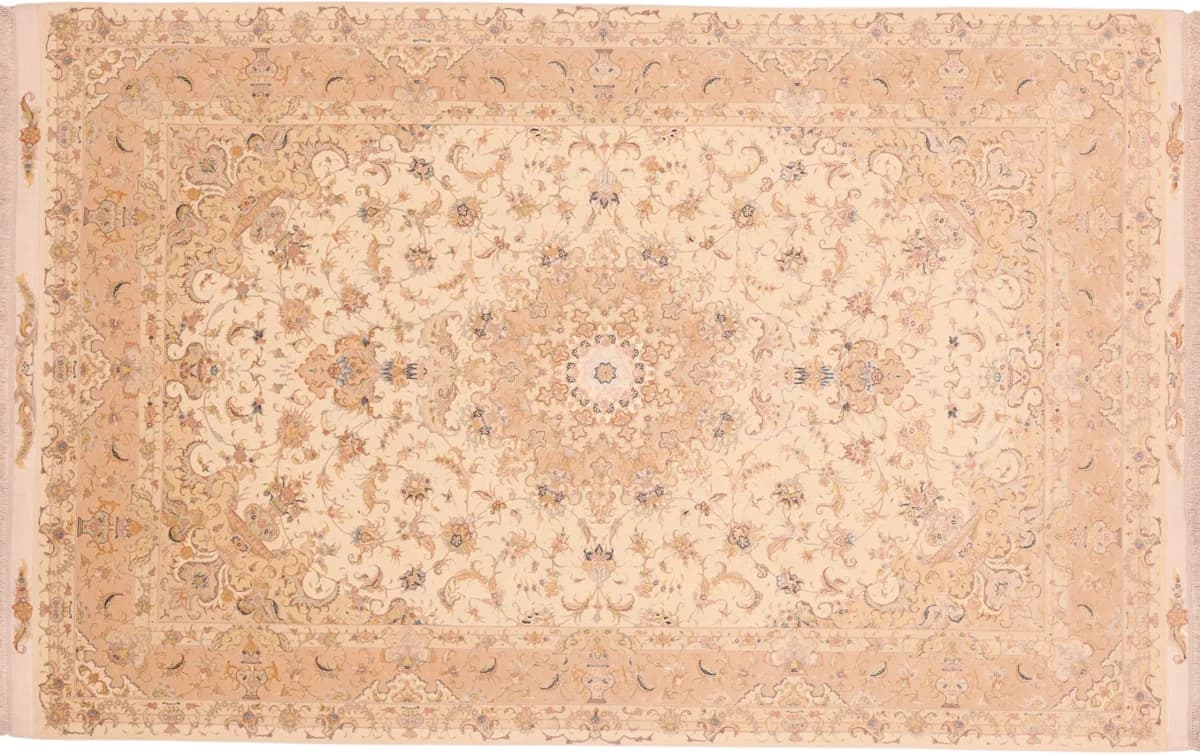 Hand-knotted Tabriz 55 rug, 315 × 200 cm — RUGSOCIETE Hamburg Speicherstadt