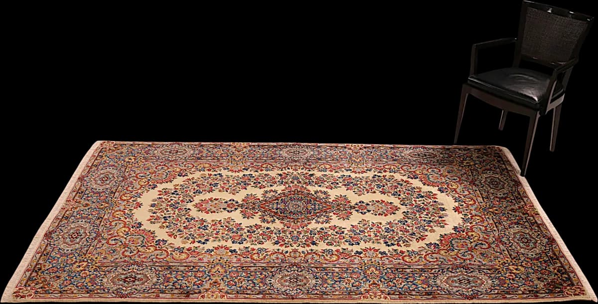 Kerman — Ravar, 257 × 147 cm — detail | RUGSOCIETE