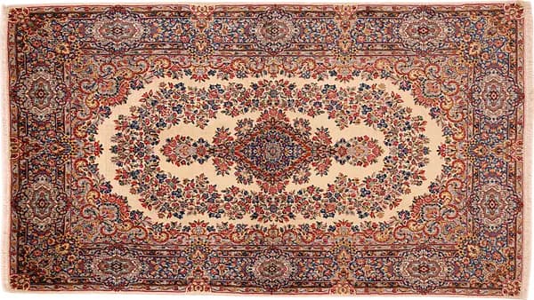 Hand-knotted Ravar, 257 × 147 cm