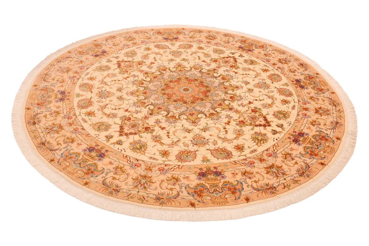 Tabriz 50 Raj — Tabriz 50 FL, 203 × 203 cm — detail | RUGSOCIETE