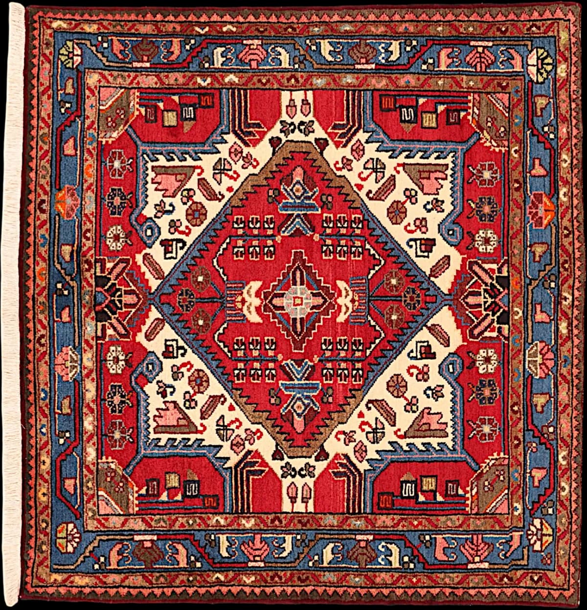 Hamadan — Beghardeh, 128 × 137 cm | RUGSOCIETE