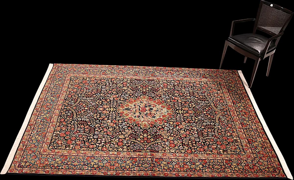 Kerman — Rafsanjan, 237 × 173 cm — detail | RUGSOCIETE