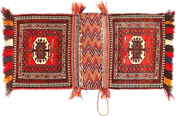 Hand-knotted Khordjin, 133 × 66 cm
