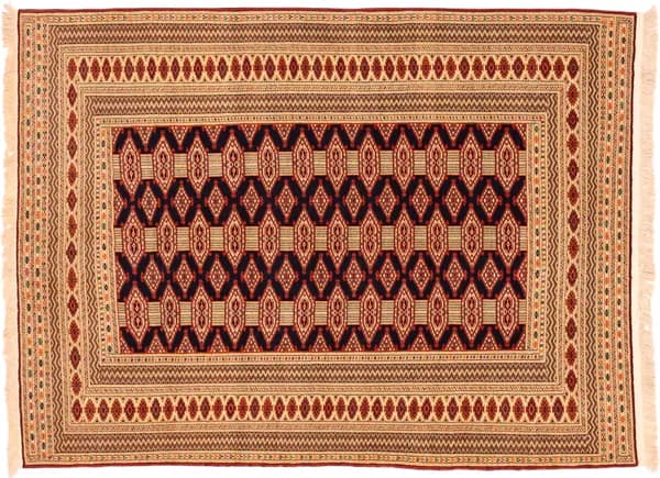 Hand-knotted Turkaman, 182 × 136 cm